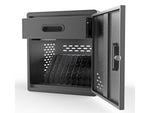 Luxor Lockable 20-Unit Modular Charging Cart, Black Steel (LLMC20SP)