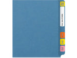 Medical Arts Press Reinforced End Tab File Folder, Straight Cut, Letter-Size, Blue, 50/Box (S-01601-BLU)