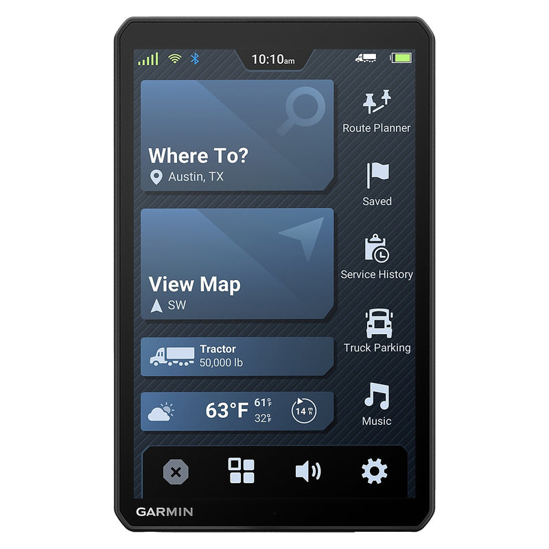 Garmin dezl OTR820 8" GPS Truck Navigator, Black (010-02925-00)