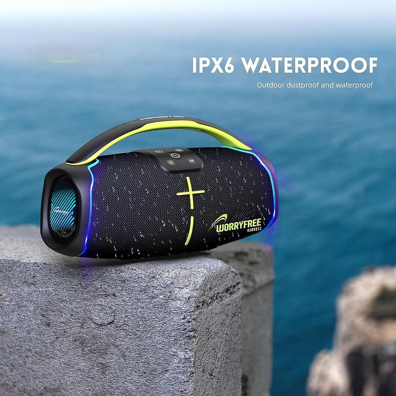 Worryfree Gadgets Wireless Bluetooth Party Speaker, Water Resistant, Camo (WH61)