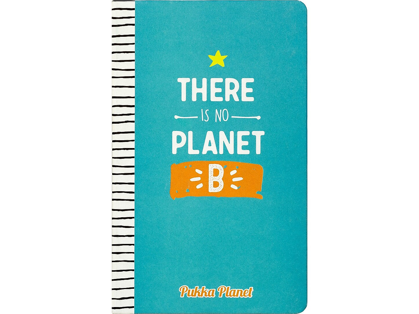 Pukka Pad There Is No Planet B Notebook, 5.28" x 8.46", Wide-Ruled, 96 Sheets, Blue (9703-SPP)