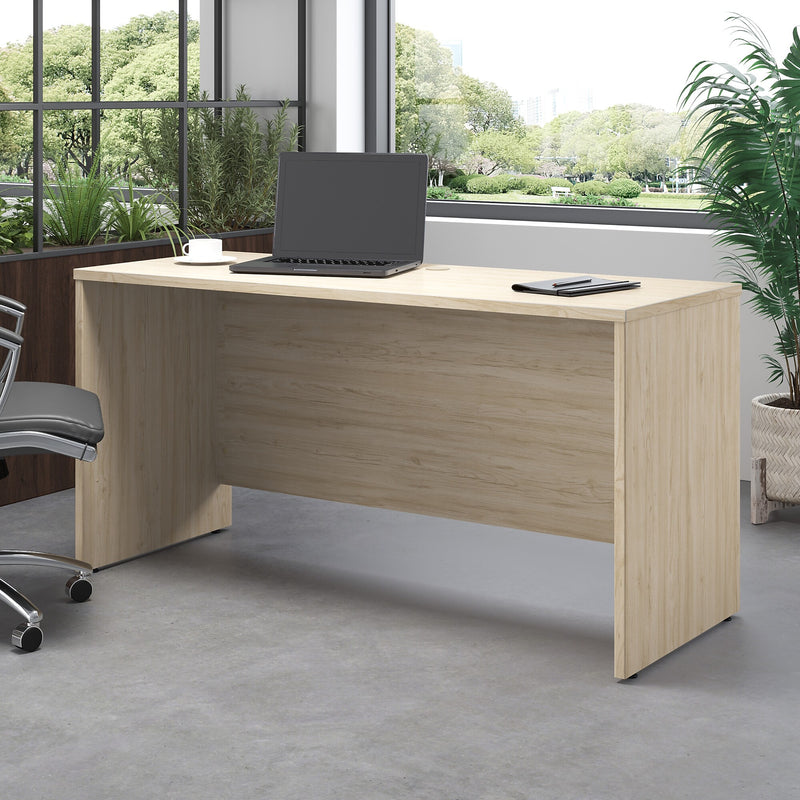 Bush Business Furniture Studio C 60"W Credenza Desk, Natural Elm (SCD360NE)
