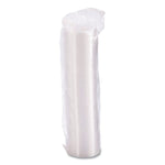 Non-Vented Cup Lids, Fits 10 oz to 14 oz Hot Cups/6 oz to 8 oz Food Containers/6 oz Bowls; Plastic, Clear, 1,000/Carton