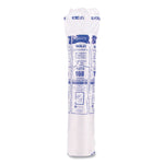 Straw-Slot Cold Cup Lids, Fits 9 oz to 20 oz Cold Cups, Plastic, Clear, 100/Pack