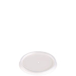 Plastic Lids, Vented, Fits 4 oz Hot Cups, Translucent, 100/Pack, 10 Packs/Carton