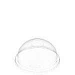 Dome-Top Cold Cup Lids, Fits 16 oz Cold Cups, Plastic, Clear, 1,000/Carton