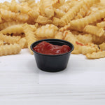 Polystyrene Portion Cups, 3.25 oz, Plastic, Black, 250/Bag, 10 Bags/Carton