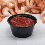 Polystyrene Portion Cups, 3.25 oz, Plastic, Black, 250/Bag, 10 Bags/Carton