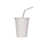 Double Poly Paper Cold Cups, 12 oz, White, 1,000/Carton