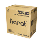 Double Poly Paper Cold Cups, 12 oz, White, 1,000/Carton