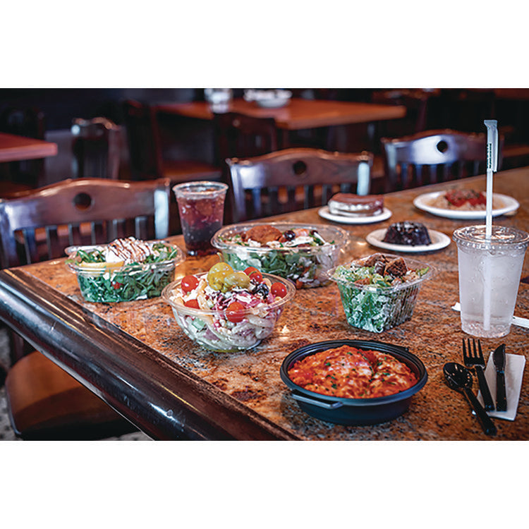 EarthChoice PFAS Free Compostable Dinnerware, Plate, Sugarcane, 10.25" dia, Natural, 500/Carton