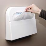 Health Gards Toilet Seat Covers, 14.25 x 16.5, White, 250/Pack, 20 Packs/Carton