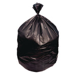 Linear Low Density Can Liners with AccuFit Sizing, 32 gal, 0.9 mil, 33" x 44", Black, 20 Bags/Roll, 5 Rolls/Carton