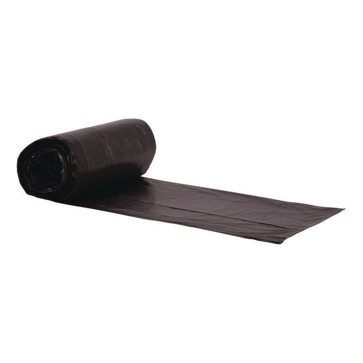Linear Low Density Can Liners with AccuFit Sizing, 32 gal, 0.9 mil, 33" x 44", Black, 20 Bags/Roll, 5 Rolls/Carton