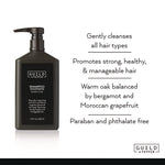 Shampoo, Warm Oak Scent, 12.2 oz, 12/Carton