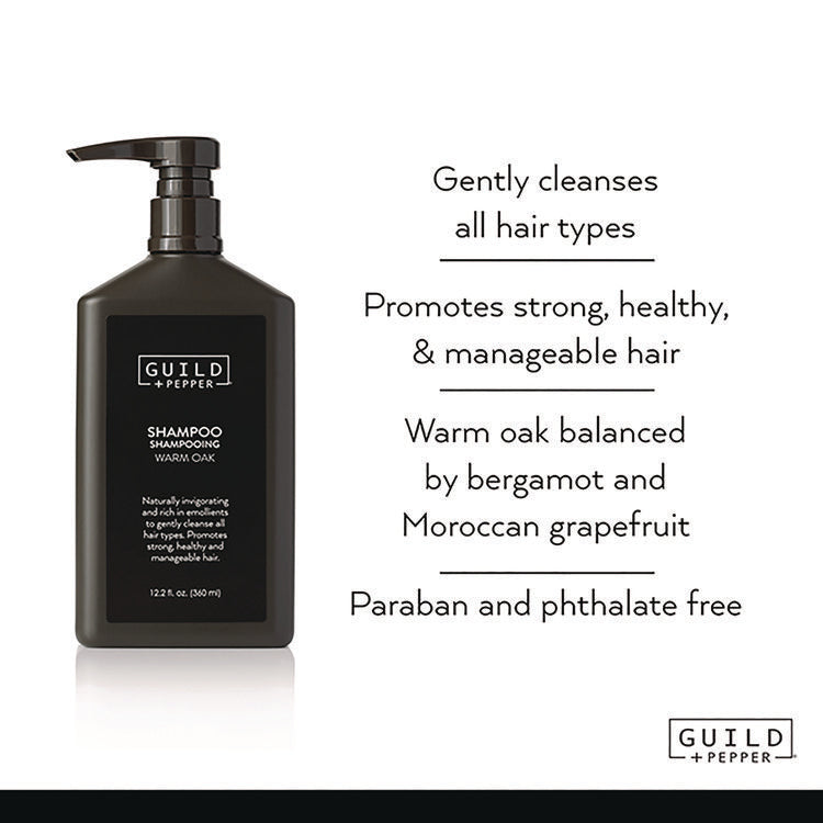 Shampoo, Warm Oak Scent, 12.2 oz, 12/Carton