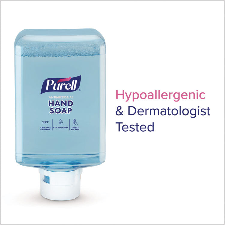 Antimicrobial Foaming Hand Soap Refill, For ES10 Dispensers, Plum Scent, 1,200 mL, 2/Carton