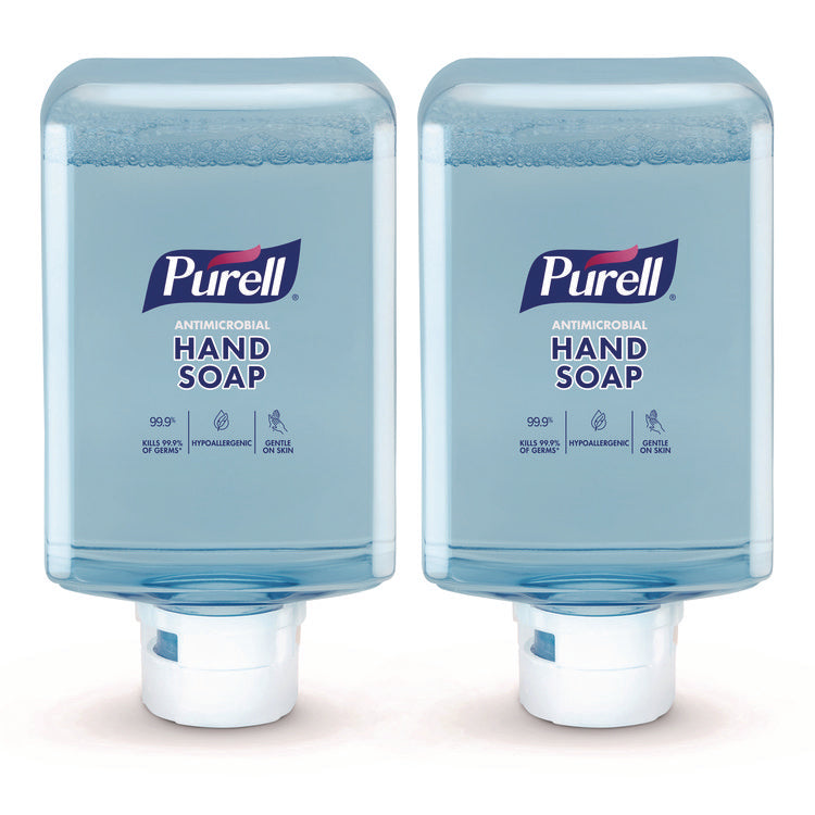 Antimicrobial Foaming Hand Soap Refill, For ES10 Dispensers, Plum Scent, 1,200 mL, 2/Carton