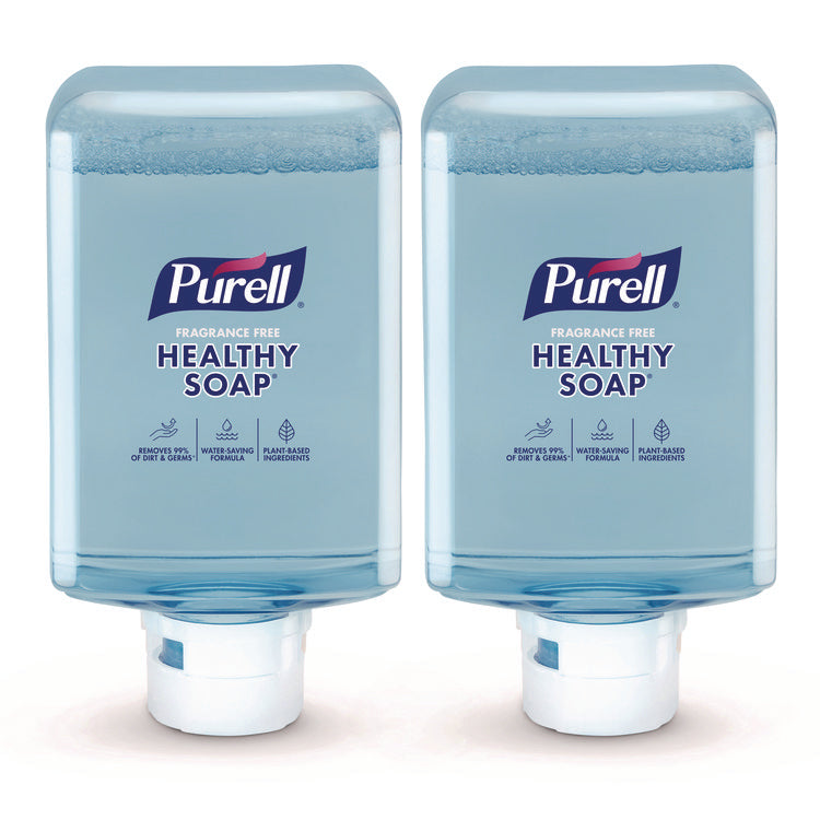 HEALTHY SOAP with CLEAN RELEASE Technology Refill, For ES10 Dispensers, Fragrance-Free, 1,200 mL, 2/Carton