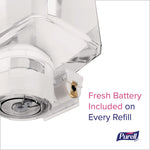 ES10 Automatic Hand Sanitizer Dispenser, 4.33 x 3.96 x 10.31, White