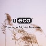 U-Eco 13-Pocket Expandable File, 9.75" Expansion, 13 Sections; Button/Elastic Closure, 1/12-Cut Tabs, Letter Size, Ocean