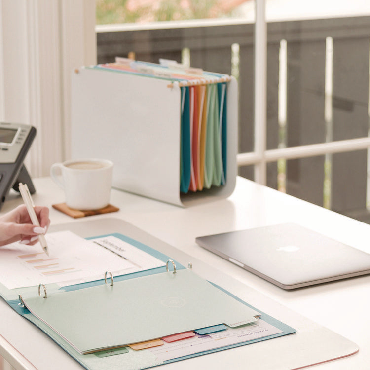 U-Eco Hanging File Folders, Letter Size, 1/5-Cut Tabs, Assorted, 12/Pack