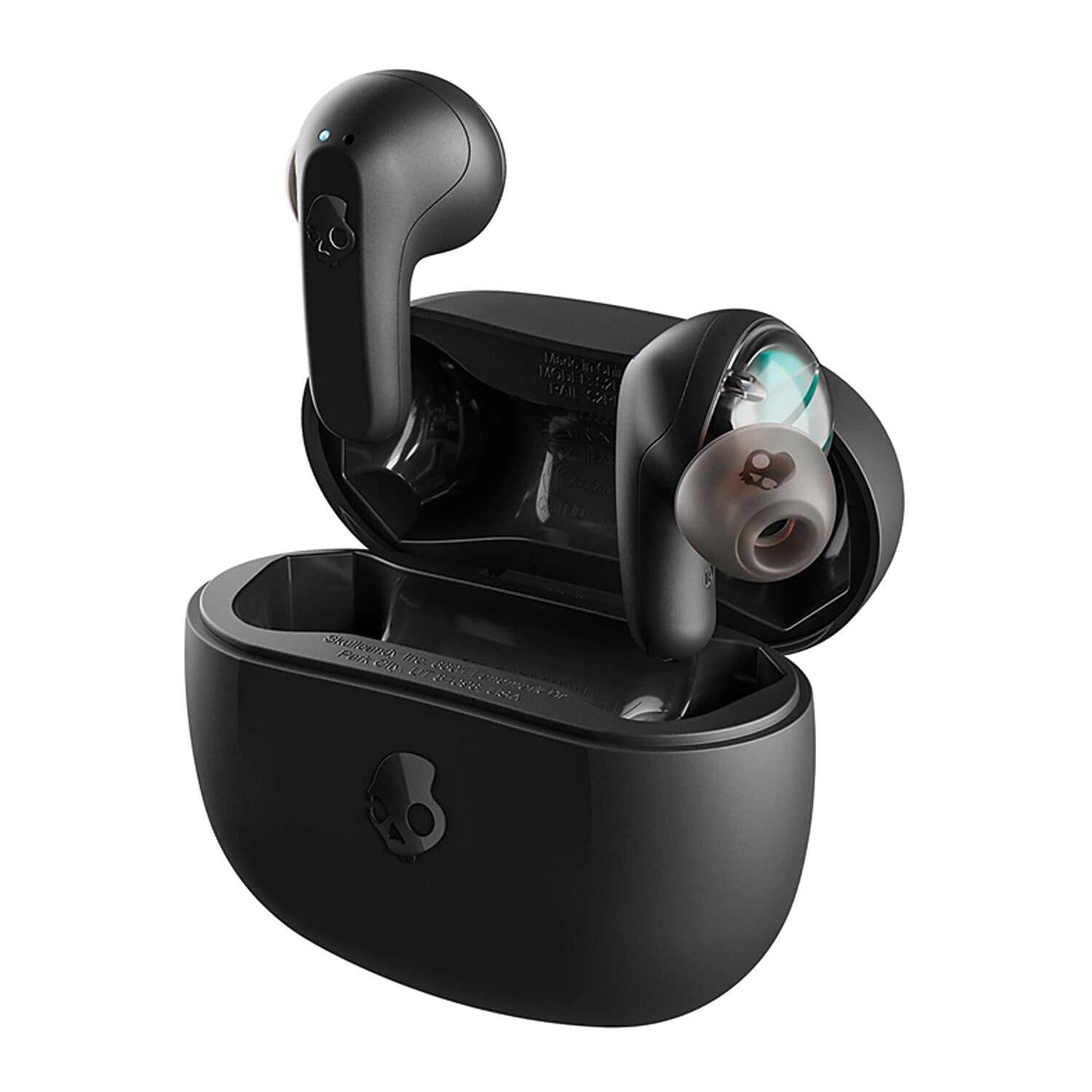 Skullcandy Rail True Wireless Earbuds, Bluetooth, True Black (S2RLW-Q740)