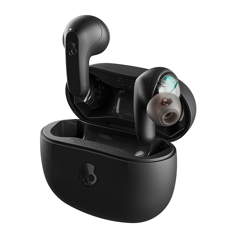 Skullcandy Rail True Wireless Earbuds, Bluetooth, True Black (S2RLW-Q740)