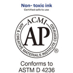 Pre-Inked Foam Stamp Pad, 4.25" x 2.75", Black
