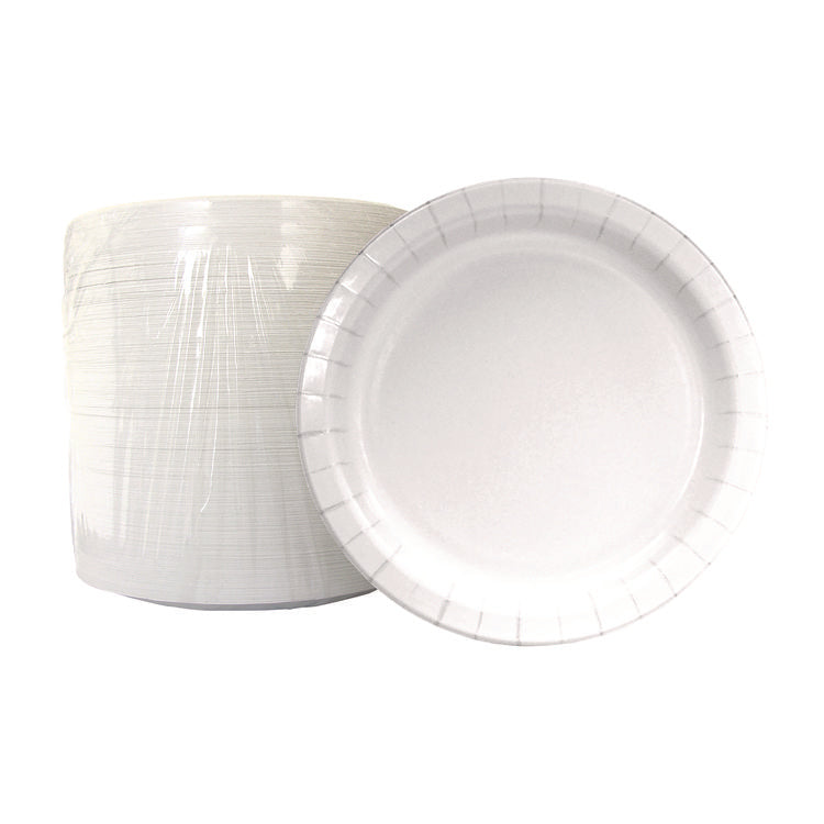 Paper Dinnerware, Plate, 6" dia, White, 1,000/Carton