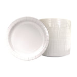 Paper Dinnerware, Plate, 6" dia, White, 1,000/Carton
