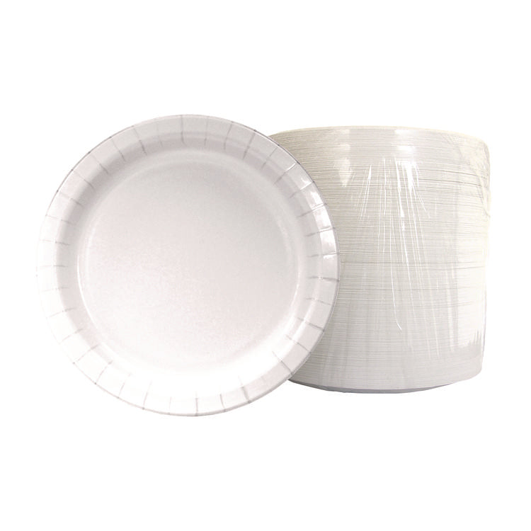 Paper Dinnerware, Plate, 6" dia, White, 1,000/Carton