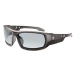 Skullerz ODIN Anti-Scratch/Enhanced Anti-Fog Safety Glasses, Nylon Impact Black Frame, Indoor/Outdoor Polycarbonate Lens