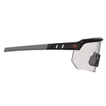 Skullerz AEGIR Anti-Scratch/Enhanced Anti-Fog Safety Glasses, Black Nylon Impact Frame, Clear Polycarbonate Lens