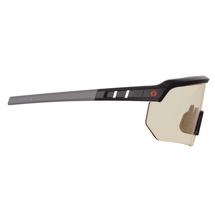 Skullerz AEGIR Anti-Scratch/Enhanced Anti-Fog Safety Glasses, Black Nylon Impact Frame, Indoor/Outdoor Polycarbonate Lens