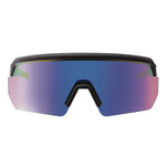 Skullerz AEGIR Anti-Scratch/Enhanced Anti-Fog Safety Glasses, Black Nylon Impact Frame, Blue Mirror Polycarbonate Lens