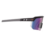 Skullerz AEGIR Anti-Scratch/Enhanced Anti-Fog Safety Glasses, Black Nylon Impact Frame, Blue Mirror Polycarbonate Lens