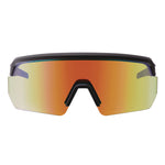Skullerz AEGIR Anti-Scratch Enhanced Anti-Fog Safety Glasses, Black Nylon Impact Frame, Orange Mirror Polycarbonate Lens