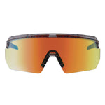 Skullerz AEGIR Anti-Scratch/Anti-Fog Safety Glasses, Clear Smoke Nylon Impact Frame, Orange Mirror Polycarbonate Lens