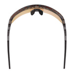 Skullerz AEGIR Anti-Scratch/Anti-Fog Safety Glasses, Clear Smoke Nylon Impact Frame, Orange Mirror Polycarbonate Lens