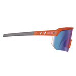 Skullerz AEGIR Anti-Scratch/Enhanced Anti-Fog Safety Glasses, Orange Nylon Impact Frame, Blue Mirror Polycarbonate Lens