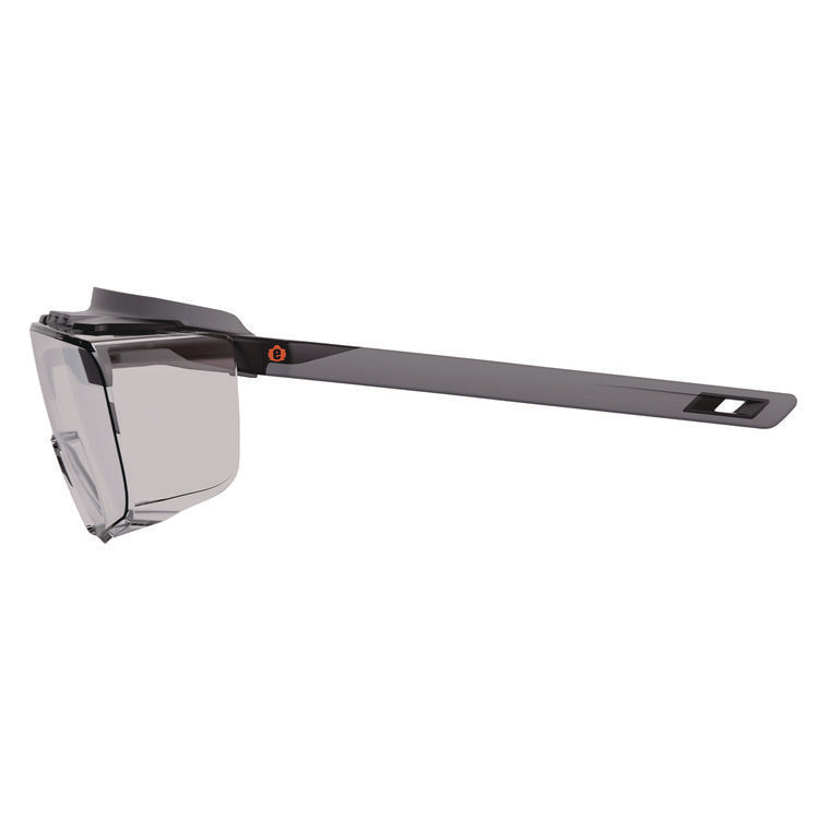Skullerz OSMIN Safety Glasses, Matte Black Polycarbonate Frame, Indoor/Outdoor Polycarbonate Lens