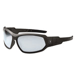 Skullerz LOKI Anti-Scratch/Anti-Fog Convertible Safety Spoggles w/ Strap, Black Nylon Impact Frame, Indoor/Outdoor Poly Lens