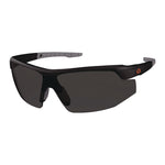 Skullerz SKOLL Anti-Scratch/Anti-Fog Safety Glasses, Matte Black Nylon Impact Frame, Smoke Polycarbonate Lens
