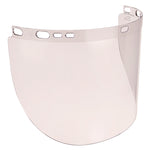 Skullerz 8998 Anti-Scratch/Anti-Fog Face Shield Replacement for Full Brim Hard Hat, Clear Lens