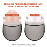 Skullerz 8999 Mesh Face Shield Replacement for Hard Hat and Safety Helmet, Black