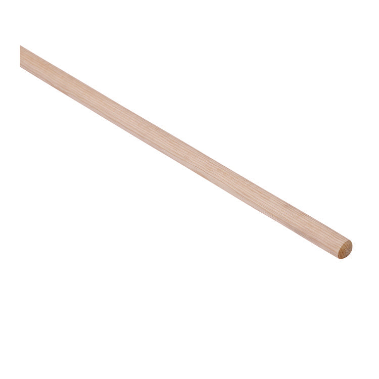 Cotton Deck Mop, #16 White Cotton Head, 50" Wood Handle, 12/Carton