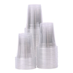 Clear Plastic Cold Cups, 12 oz, 50/Sleeve, 20 Sleeves/Carton