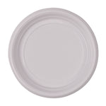 Hi-Impact Plastic Dinnerware, Plate, 9" Dia, White, 500/carton
