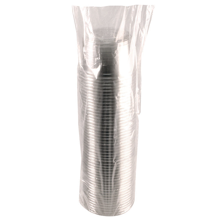 Recycleware Round Deli Container, 16 oz, 4.6" Diameter x 3" h, Clear, Plastic, 500/Carton